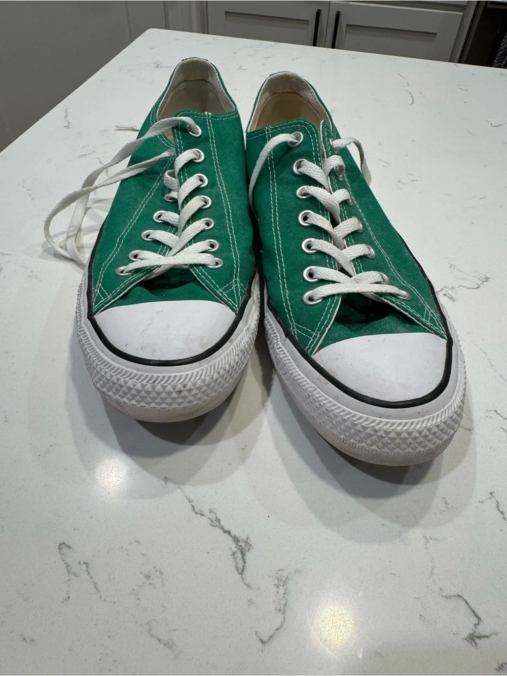 CONVERSE ALL STAR CHUCK TAYLOR ALT LOW TRAINERS SHOES GREEN MENS SIZE 12 - Picture 5 of 7